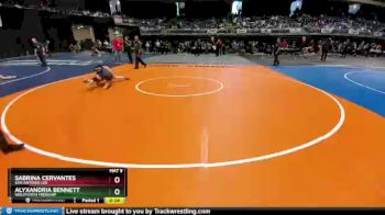 6A - 128 lbs Cons. Semi - Alyxandria Bennett, Wolfforth Frenship vs Sabrina Cervantes, San Antonio LEE