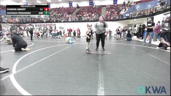 52 lbs Round Of 16 - Maverick Meadows, Tuttle Wrestling Club vs Brixton Hiser, Murray County Takedown Club