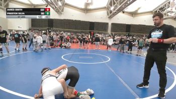 97 lbs Rr Rnd 5 - James Smith, Gentile Trained - MSE vs Preston Silva, Ruthless Blue - MSE