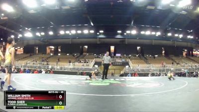 45 lbs Round 1 - Todd Sher, Florida Scorpions vs William Smith, Jayhawk Wrestling Club