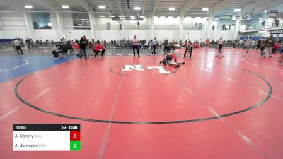 112 lbs Consi Of 16 #1 - Andyn Gentry, Saint John's Pioneer WC vs Aidyn Johnson, Saco Valley WC