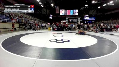 150 lbs Cons. Quarters - Grayson Eggum, MN vs Conlan Carlson, MN