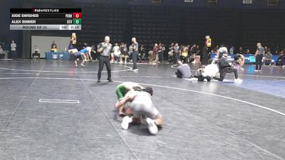157 lbs Round Of 32 - Jude Swisher, Penn vs Alex Emmer, Utah Valley