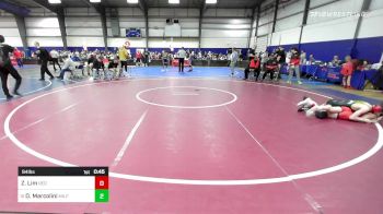 94 lbs Consolation - Zachary Lim, Red Roots WC vs Derek Marcolini, Milford MA