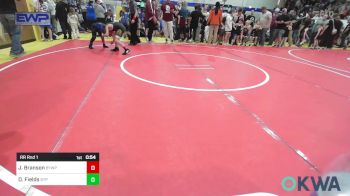 75 lbs Rr Rnd 1 - Jace Branson, Beggs Youth Wrestling Program vs Dejuan Fields, Tulsa Blue T Panthers