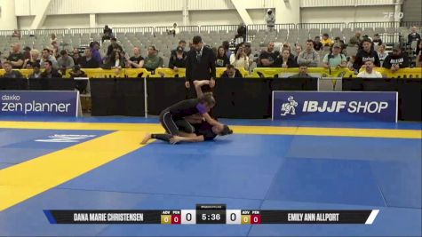 Emily Ann Allport vs Dana Marie Christensen 2025 World IBJJF Jiu-Jitsu No-Gi Championship