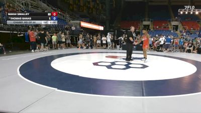132 lbs Champ. Rd Of 64 - Makai Smalley, MO vs Thomas Banas, IL