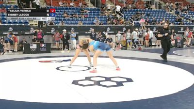 130 lbs Champ. Rd Of 64 - Cecilia Verrilli, Connecticut vs Sydney Laboon, Pennsylvania