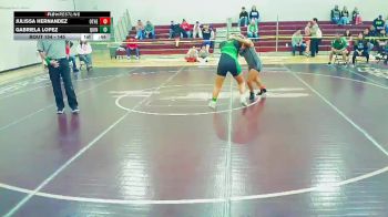 145 lbs Cons. Round 2 - Julissa Hernandez, Othello (Girls) vs Gabriela Lopez, Quincy (Girls)