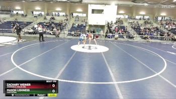 149 lbs Champ. Round 2 - Zachary Weiner, Johnson & Wales (RI) vs Mason Lishness, Castleton