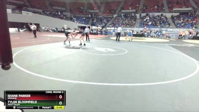 6A-120 lbs Cons. Round 2 - Tyler Bloomfield, West Salem vs Shane Parker, Sprague