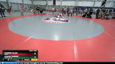 120 lbs Semifinal - Zander Allen, NWWC vs Stefan Gabriel, Lakeland WC