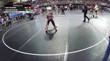 95 lbs Champ. Round 2 - Aaliyah Kluthe, North Bend Matcats vs Lucy Schmidt, Plattsmouth Wrestling Club - Girls