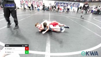 64 lbs Rr Rnd 2 - Ace Draper, Lions Wrestling Academy vs Bentley Hans, Lions Wrestling Academy