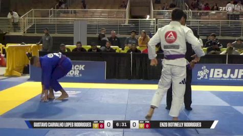 Enzo Botinelly Rodrigues vs Gustavo Carvalho Lopes Rodrigues 2025 Pan Jiu Jitsu IBJJF Championship