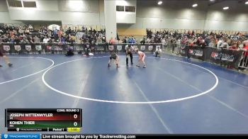 71 lbs Cons. Round 2 - Kohen Thier, MN vs Joseph Wittenwyler, WI