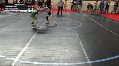 95_B lbs Consi Of 8 #2 - David Wehry, Tri Valley vs Cooper Yanak, Jefferson Morgan