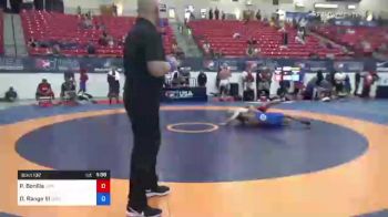 70 lbs Quarterfinal - Peter Bonilla, New Jersey vs David Range III, Ohio