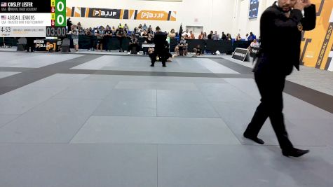 Kinsley Lester vs Abigail Jenkins 2026 PBJJF Pan American Jiu-Jitsu Championships
