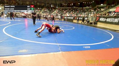 85 lbs Quarterfinal - Henry Seidl, MN Elite vs David Leon, Cory Clark Wrestling