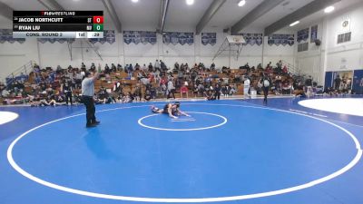 124 lbs Cons. Round 2 - Ryan Liu, Mt. View vs Jacob Northcutt, Santa Teresa