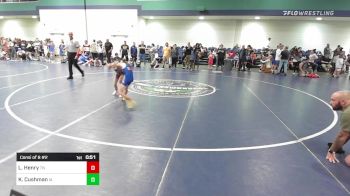 55 lbs Consi Of 8 #2 - Liam Henry, TN vs Kameron Cushman, IA