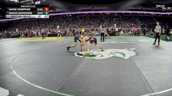 D4-132 lbs Cons. Round 2 - Mason Hawthorne, Union City vs Gauge Stampfler, Delton Kellogg