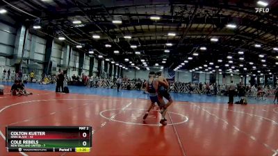 120 lbs Rd# 2 10:30am Friday - Colton Kueter, Iowa Black vs Cole Rebels, New England United