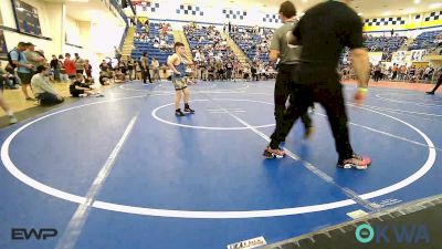 90 lbs 3rd Place - Conley Robinson, Pawnee Wrestling Club vs Lincoln Lamho, Wagoner Takedown Club