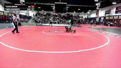 150 lbs Champ. Round 2 - Reed Highsmith, Murrieta Mesa vs Gavin Meraw, Aliso Niguel