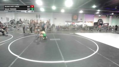 132 lbs Quarterfinal - Elijah Avis Labus, NM Royalty vs Isaac Tessier, South Hills HS