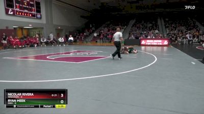 125 lbs Finals (2 Team) - Nicolar Rivera, Wisconsin vs Ryan Meek, Ohio