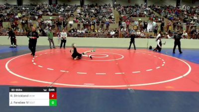 90-95 lbs Quarterfinal - Rylan Strickland, Georgia vs John Ferebee IV, South Forsyth WAR Wrestling Club