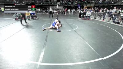 120 lbs Consi Of 16 #2 - Fionn Egan, Haddonfield vs James Donovan, Cranford