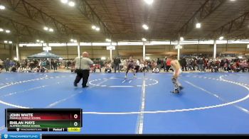 95 lbs Cons. Round 3 - Rhilan Mays, Alameda Middle School vs John White, Franklin Middle School