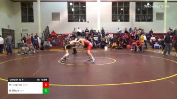 132 lbs Consolation - Wyatt Cyprow, St. John's School vs Henry Bieze, Marist School