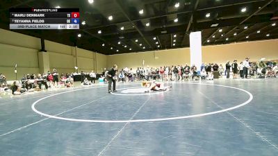 140 lbs 3rd Place Match - Marli Denmark, TX vs Teyanna Fields, OK