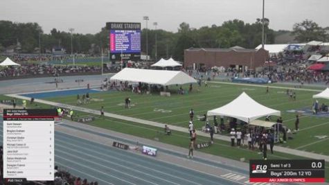 2026 AAU Junior Olympic Games - Youth Boys' 200m, Finals 1 - Age 12