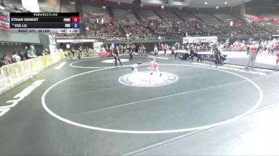 59 lbs Semis - Ethan Genest, Peterson Grapplers Wrestling Club vs Tek Lo, Redwood Wrestling Club