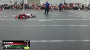 110 lbs Round 2 (4 Team) - Elijah Friend, Warhawks Black vs Joey Gallo, Xtreme Team