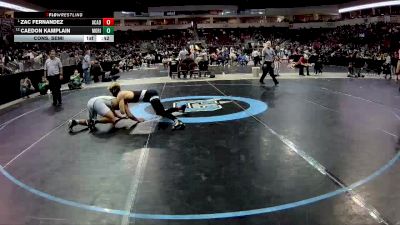 4A 145 lbs Cons. Semi - Zac Fernandez, Academy vs Caedon Kamplain, Moriarty