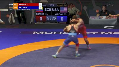 65 kg Bronze - Vito Arujau, USA vs Joshua Kramer, ECU