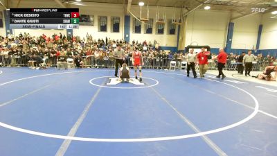 120 lbs Semifinal - Nick Desisto, Tewksbury vs Dante Giusti, Shawsheen