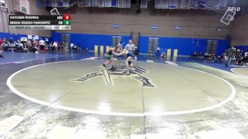 135lbs Cons. Round 1 - Kayleen Rouska, Aberdeen (Girls) vs Misha Russo-Yanowitz, Ida B. Wells (Girls)