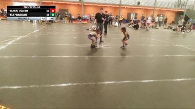 40/45/50 Round 3 - Masai Oliver, Summerville Takedown Club vs Eli Franklin, Mighty Warriors Wrestling Acad