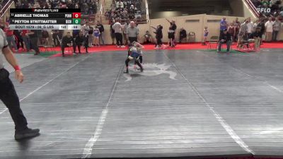 56_G lbs Round Of 16 - Abrielle Thomas, Pennridge vs Peyton Strittmatter, Bishop McCort