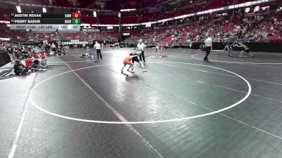 132 lbs Cons. Sub-quarters - Perry Baehr, Kaukauna vs Austin Rehak, Hamilton