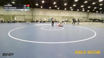 120 lbs Rr Rnd 5 - AJ Warren, Lost City Wrestling Club vs Tiana Crawford, Best Trained 7-12 TX
