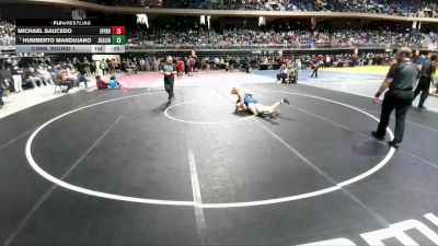 5A 165 lbs Cons. Round 1 - Humberto Mandujano, La Joya Juarez-Lincoln vs Michael Saucedo, El Paso Irvin