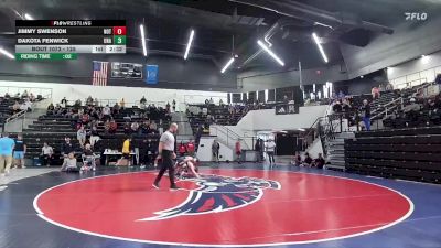 125 lbs Champ. Round 2 - Jimmy Swenson, Northern Oklahoma College-Tonkawa vs Dakota Fenwick, Unattached